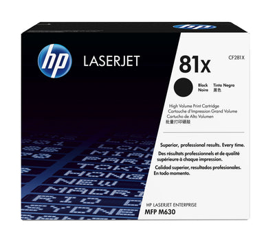HP CF281X (81X) Black Original Toner Cartridge - Cartouches Certifiees