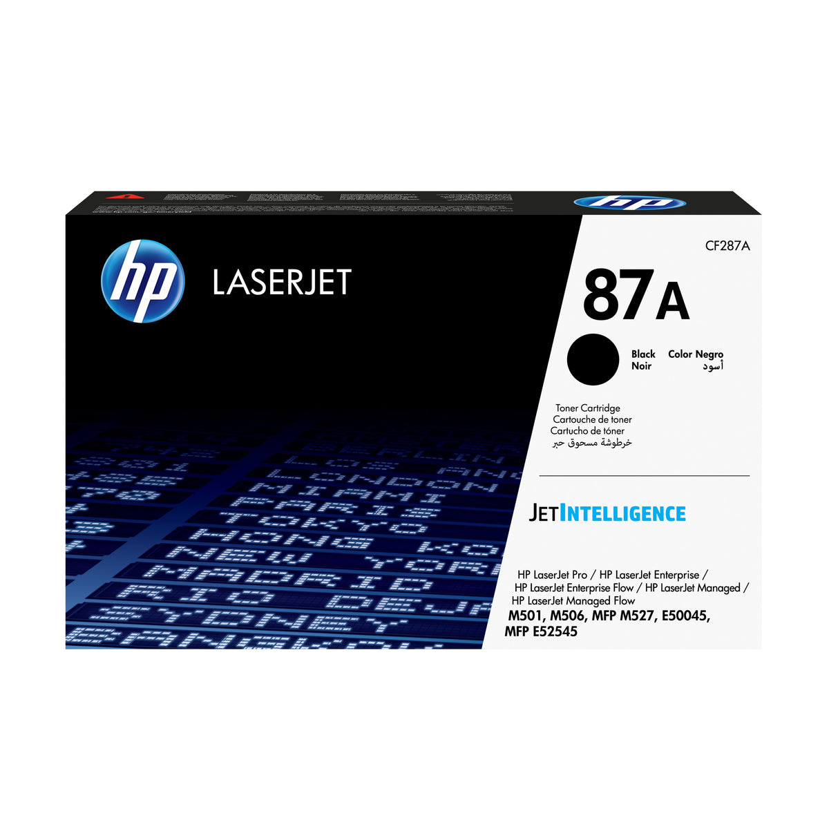 HP CF287A (87A) Black Original Toner Cartridge - Cartouches Certifiees
