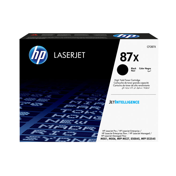 HP CF287X (87X) Black Original Toner Cartridge - Cartouches Certifiees