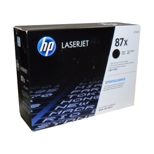 HP CF287X (87X) Black Original Toner Cartridge - Cartouches Certifiees