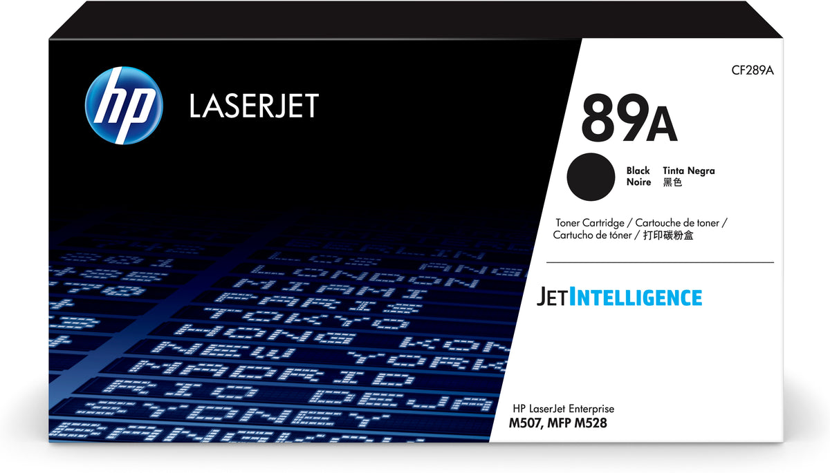 HP CF289A (89A) Black Original Toner Cartridge - Cartouches Certifiees
