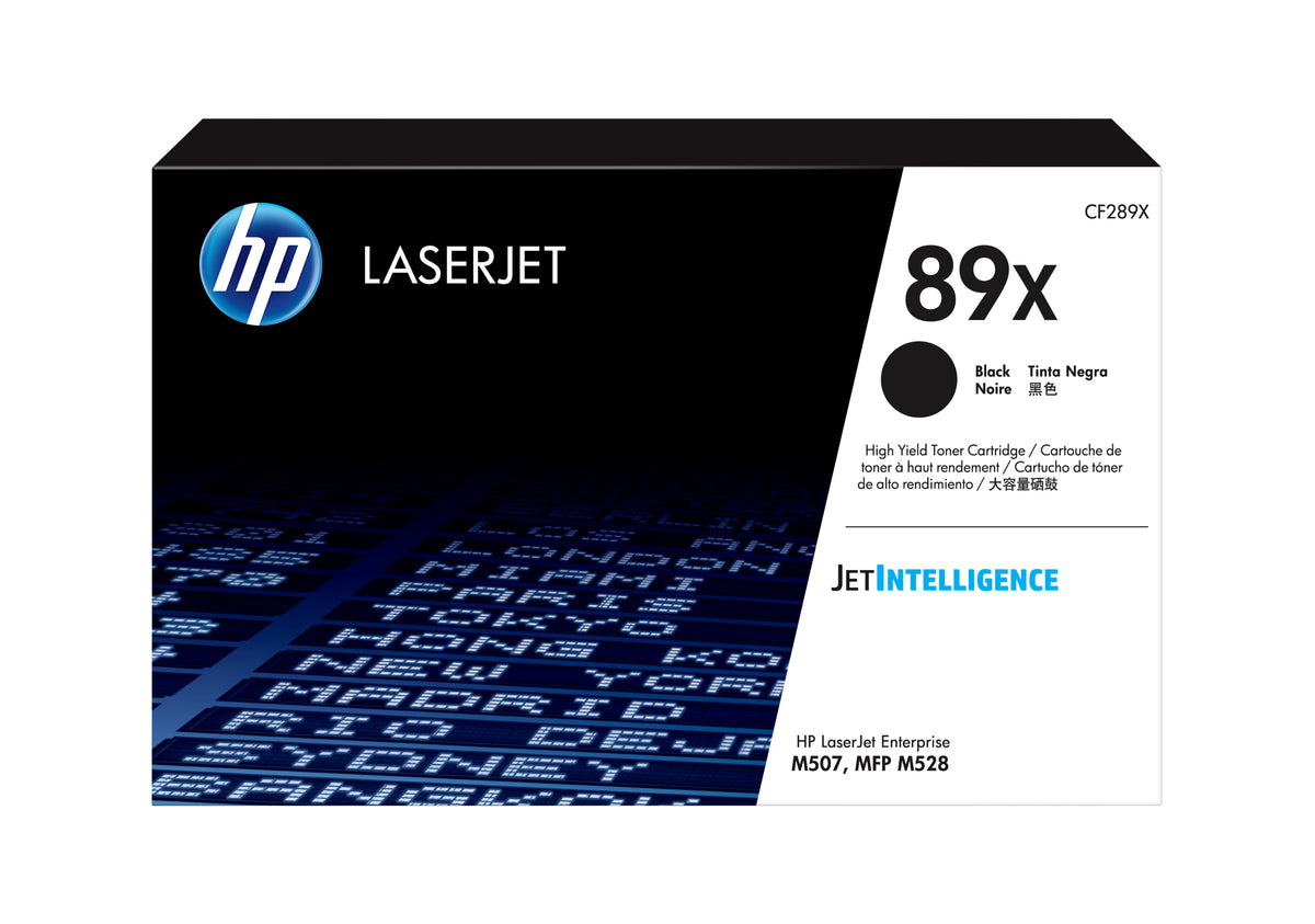 HP CF289X (89X) Black Original Toner Cartridge - Cartouches Certifiees