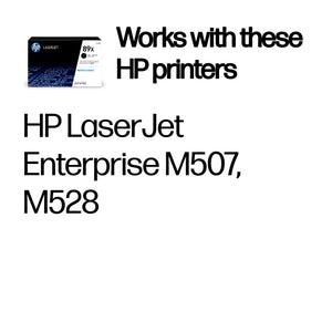 HP CF289X (89X) Black Original Toner Cartridge - Cartouches Certifiees