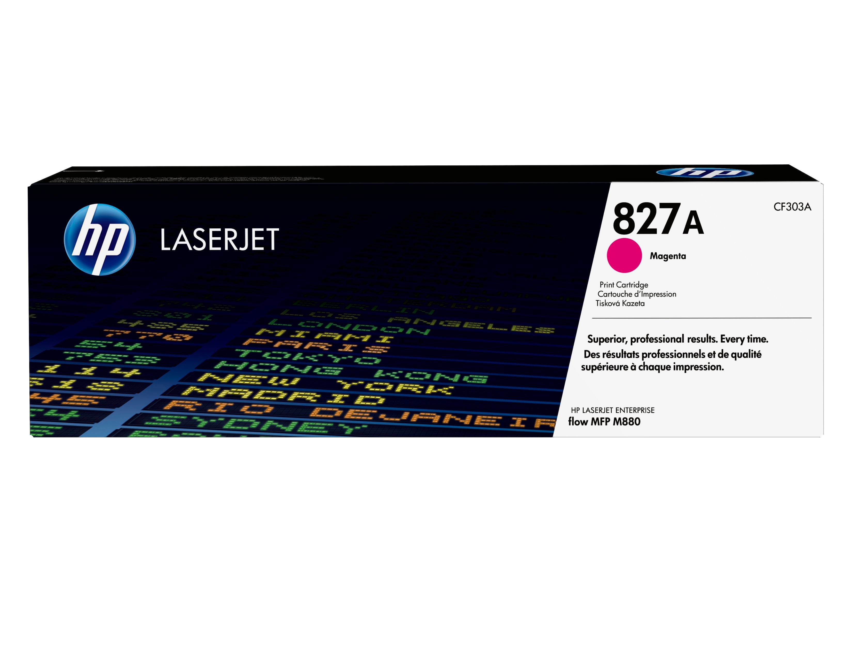 HP CF303A (827A) Magenta Original Toner Cartridge - Cartouches Certifiees