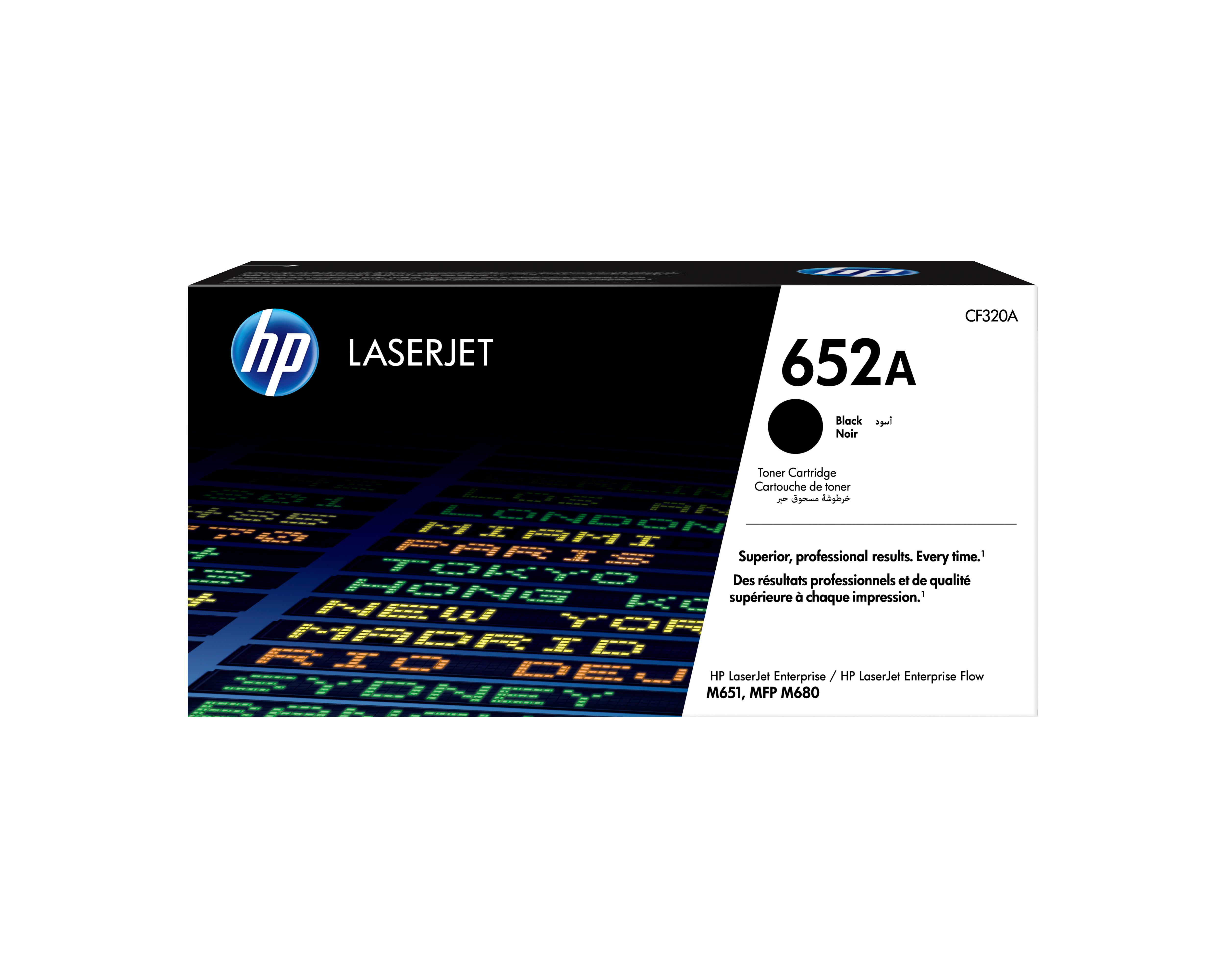 HP CF320A (652A) Black Original Toner Cartridge - Cartouches Certifiees