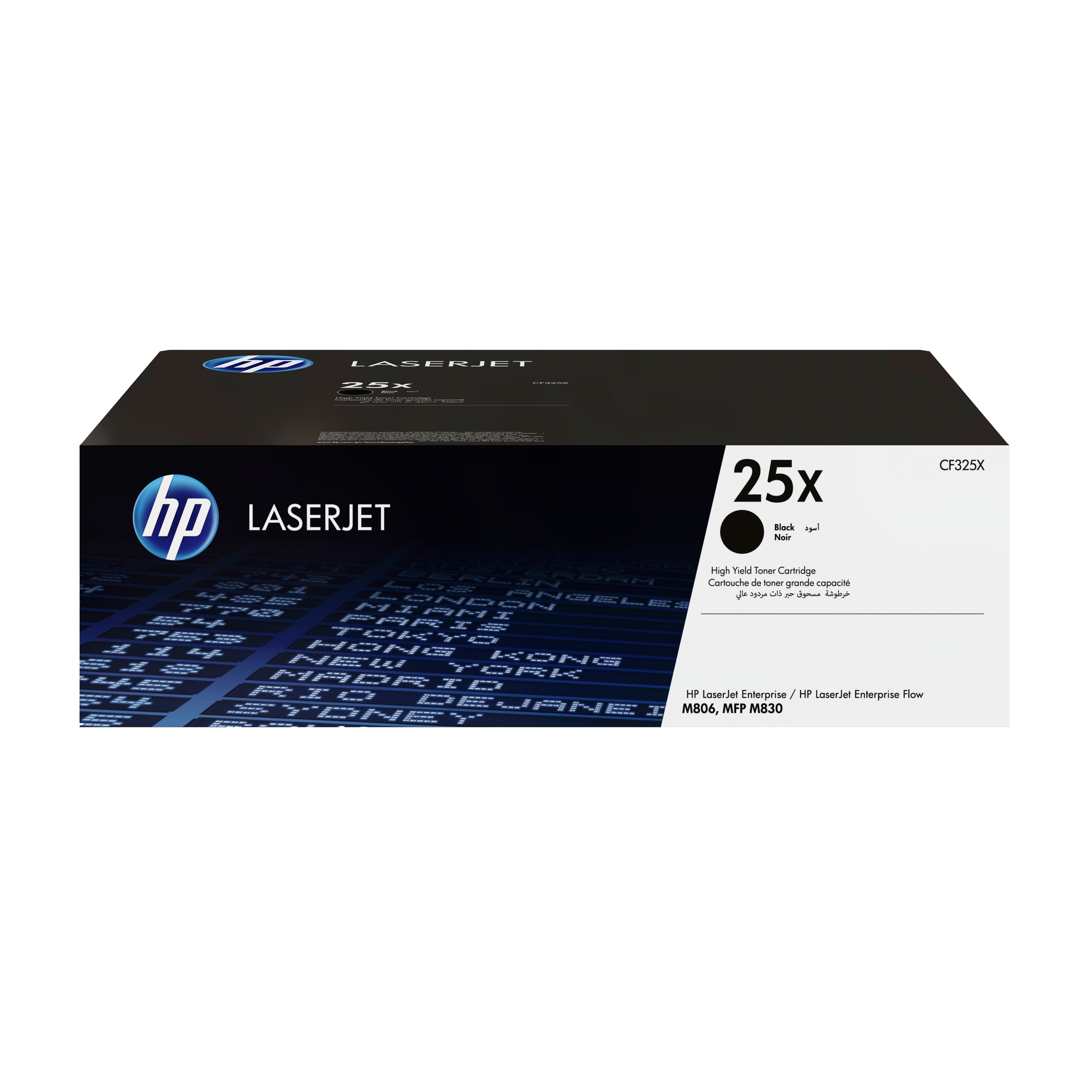 HP CF325X (25X) Black Original Toner Cartridge - Cartouches Certifiees