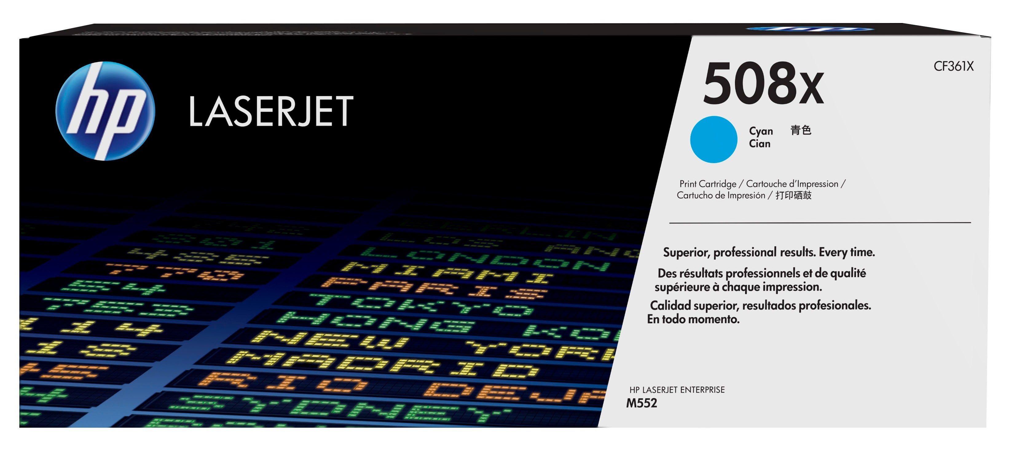 HP CF361X (508X) Cyan Original Toner Cartridge - Cartouches Certifiees