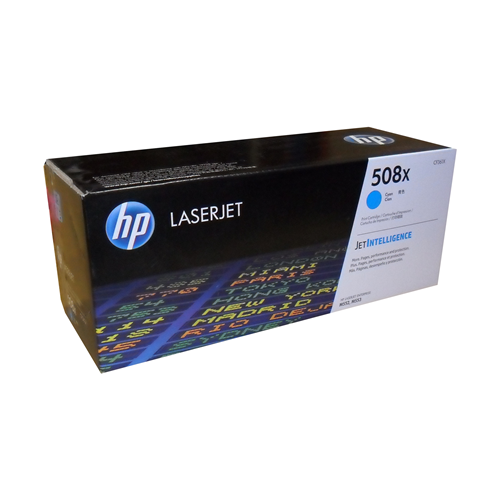 HP CF361X (508X) Cyan Original Toner Cartridge - Cartouches Certifiees