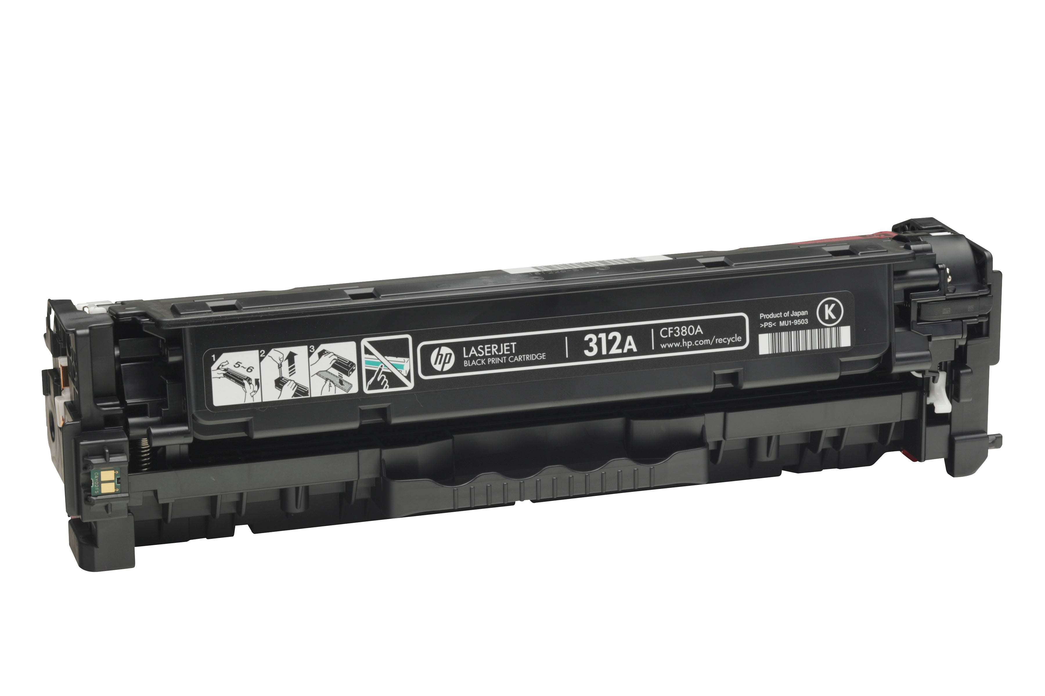 HP CF380A (312A) Black Original Toner Cartridge - Cartouches Certifiees