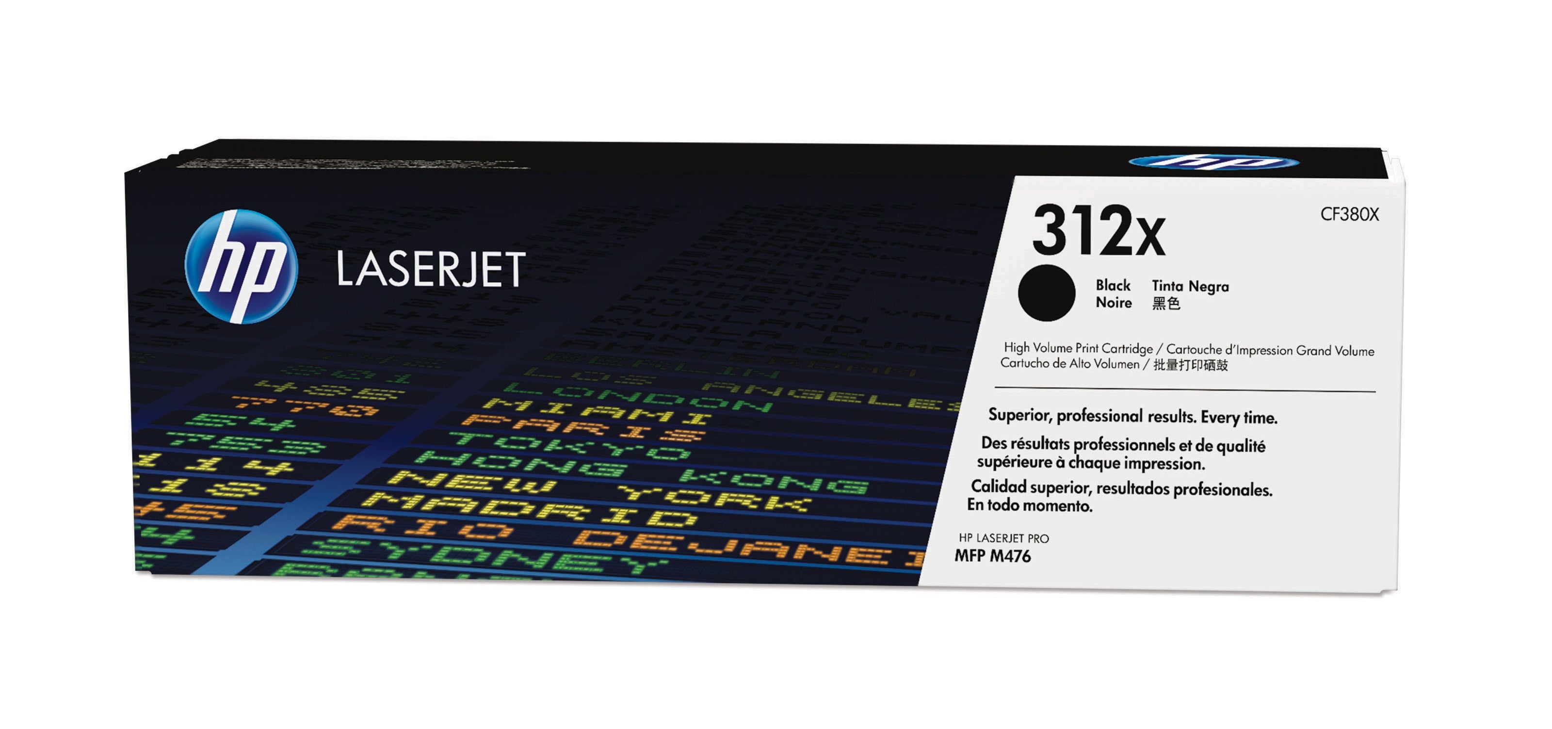 HP CF380X (312X) Black Original Toner Cartridge - Cartouches Certifiees