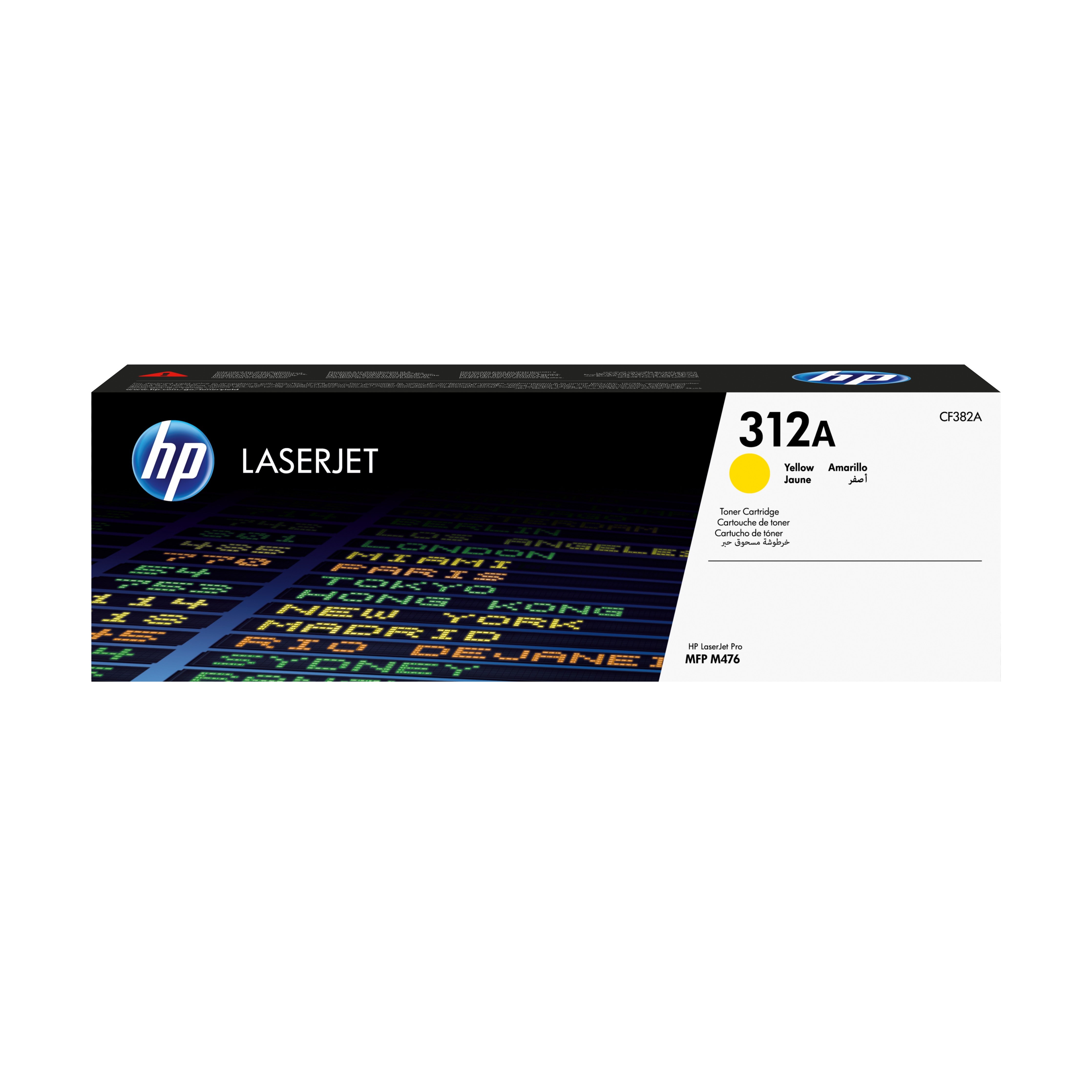 HP CF382A (312A) Yellow Original Toner Cartridge - Cartouches Certifiees
