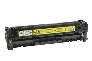 HP CF382A (312A) Yellow Original Toner Cartridge - Cartouches Certifiees