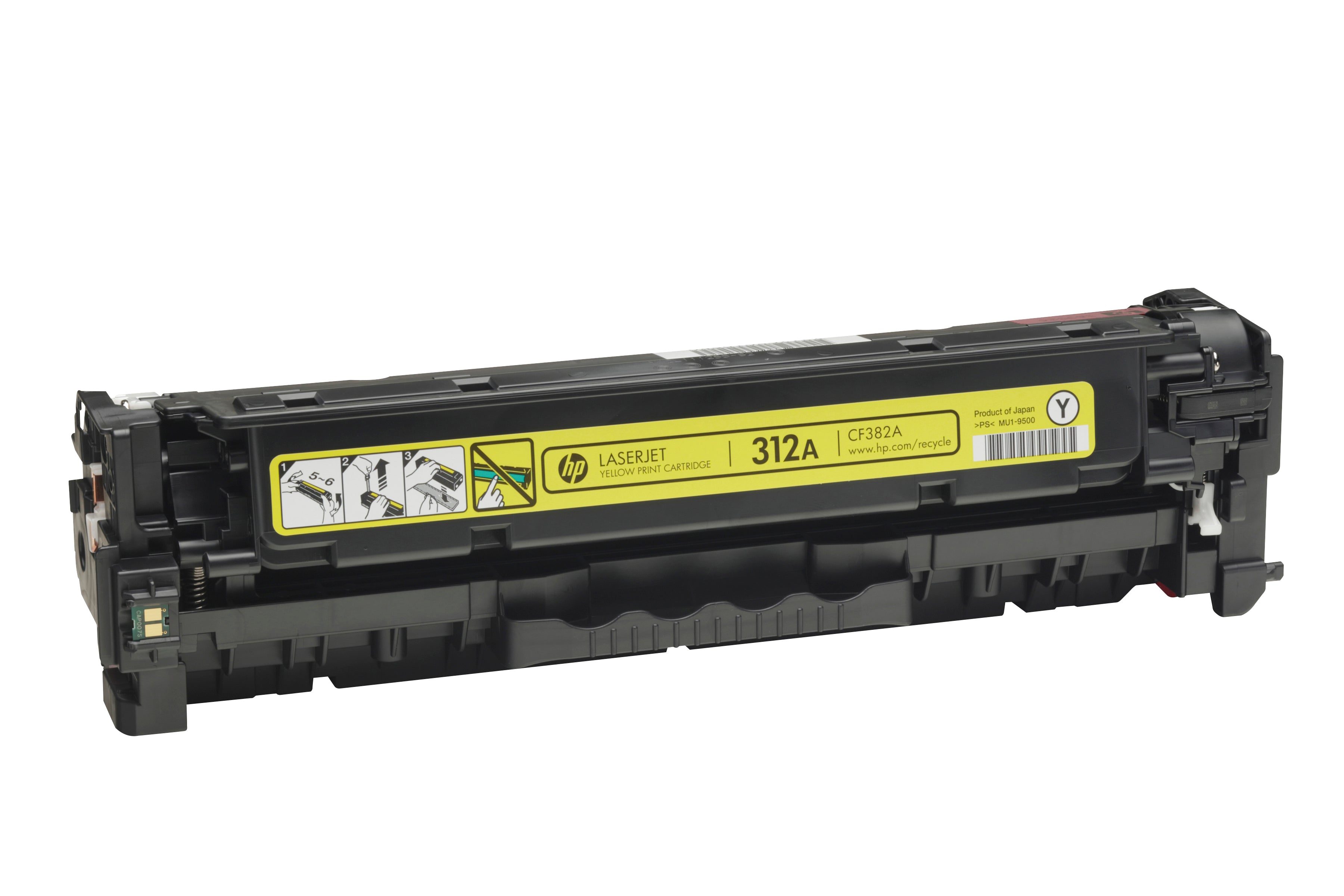 HP CF382A (312A) Yellow Original Toner Cartridge - Cartouches Certifiees