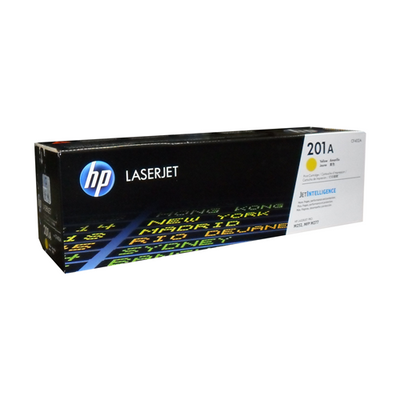 HP CF402A (201A) Yellow Original Toner Cartridge - Cartouches Certifiees