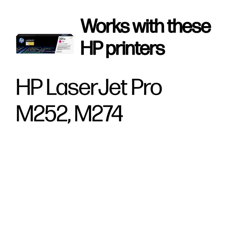 HP CF403A (201A) Magenta Original Toner Cartridge - Cartouches Certifiees
