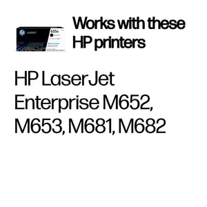 HP CF450A (655A) Black Original Toner Cartridge - Cartouches Certifiees