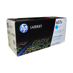 HP CF471X (657X) Cyan Original Toner Cartridge - Cartouches Certifiees