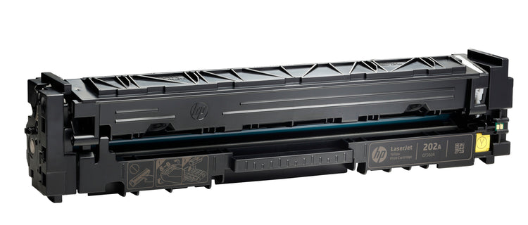 HP CF502A (202A) Yellow Original Toner Cartridge - Cartouches Certifiees