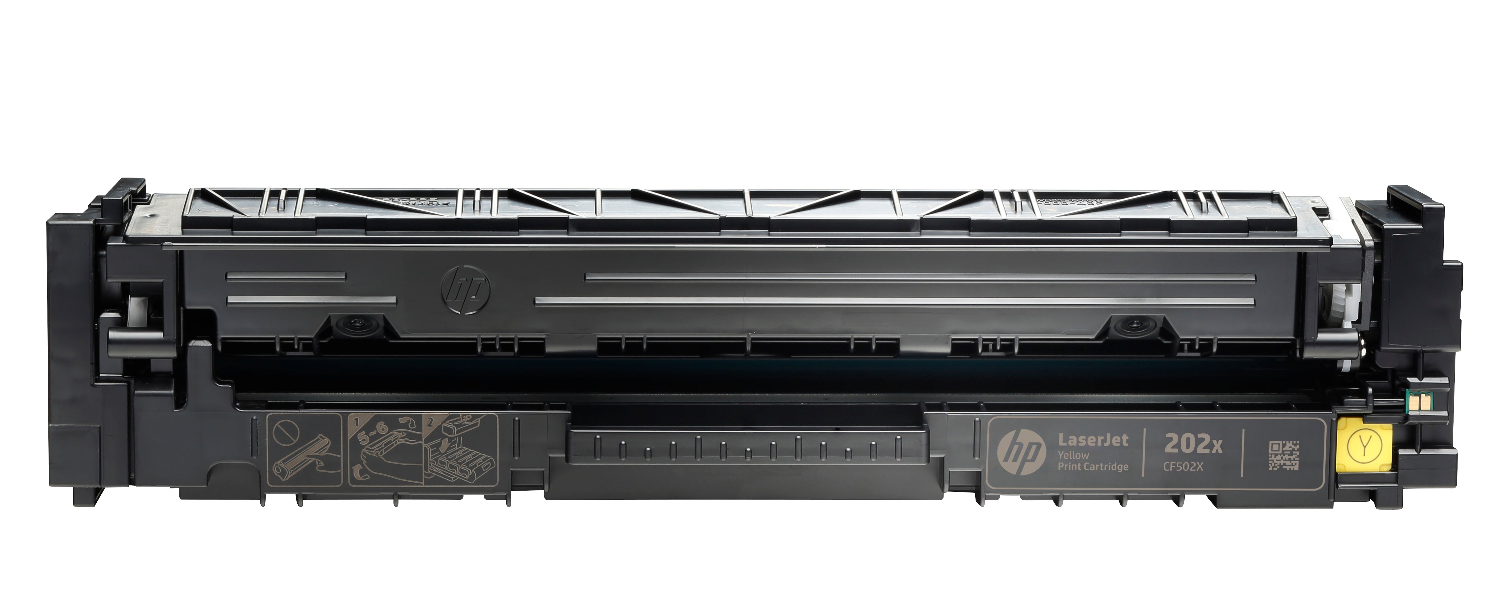 HP CF502X (202X) Yellow Original Toner Cartridge - Cartouches Certifiees
