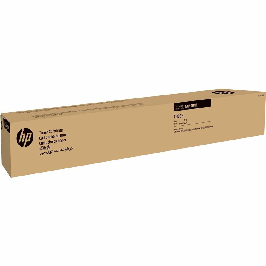 HP CLT-C806S Cyan Original Toner Cartridge (SS555A) - Cartouches Certifiees