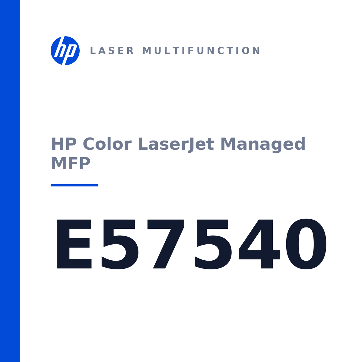 HP Color LaserJet Managed MFP E57540