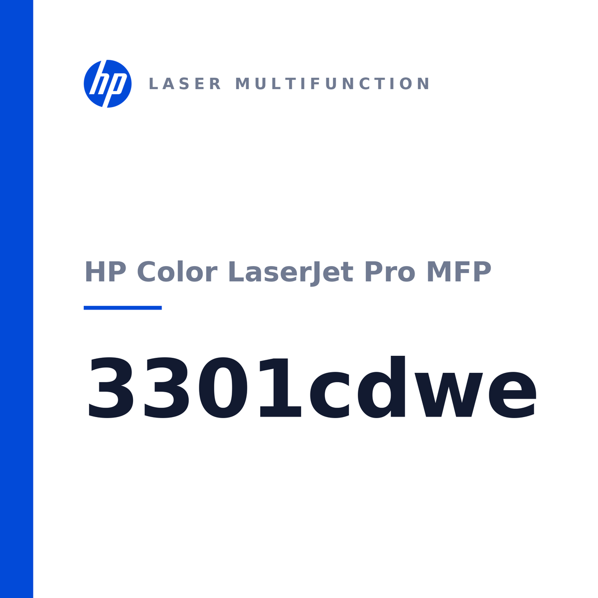 HP Color LaserJet Pro MFP 3301cdwe