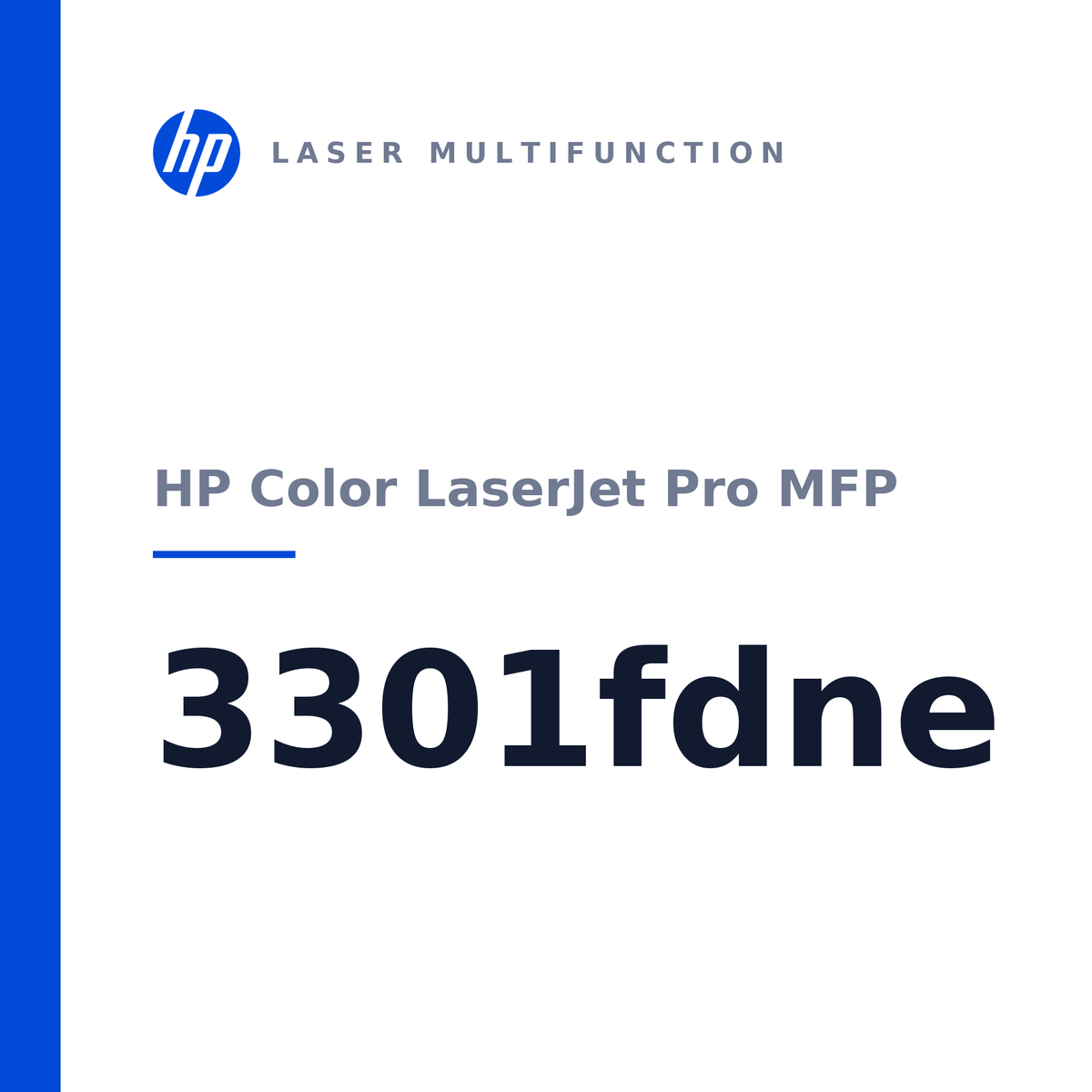 HP Color LaserJet Pro MFP 3301fdne