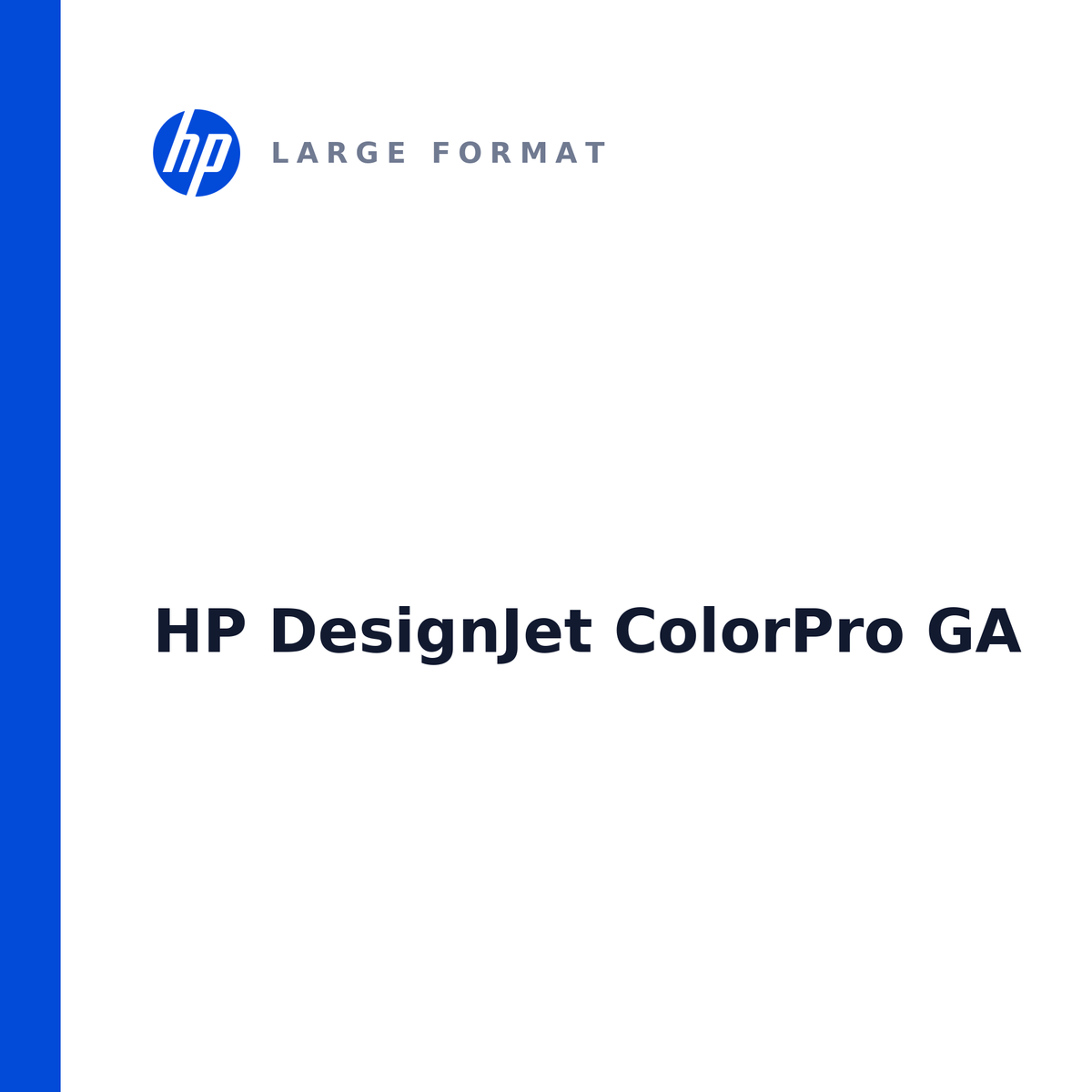 HP DesignJet ColorPro GA