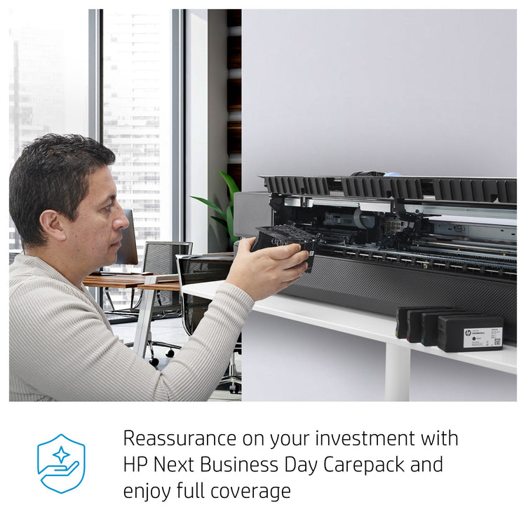 HP DesignJet Studio 36-in Printer with 3-year Warranty (5HB14H#B1K) - Cartouches Certifiees