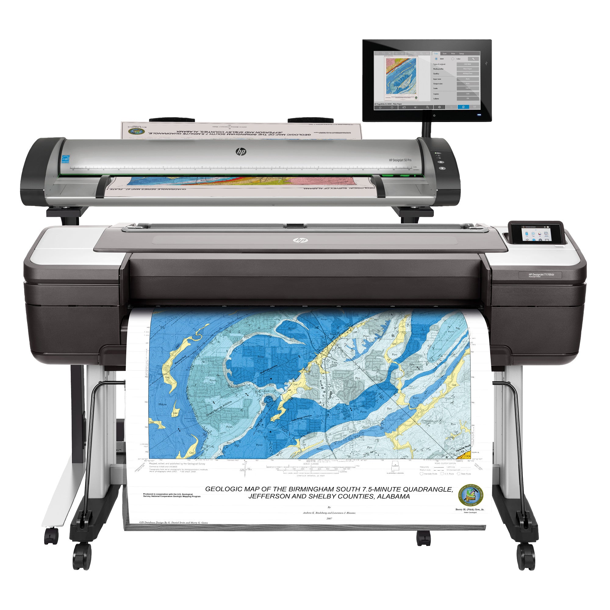 HP DesignJet T1700dr 44-in Printer (W6B56A#B1K) - Cartouches Certifiees