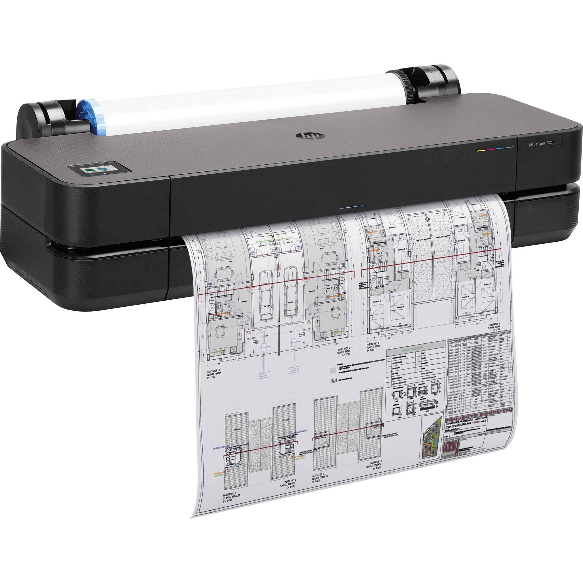HP DesignJet T250 24-in Printer (5HB06T#B1K) - Cartouches Certifiees