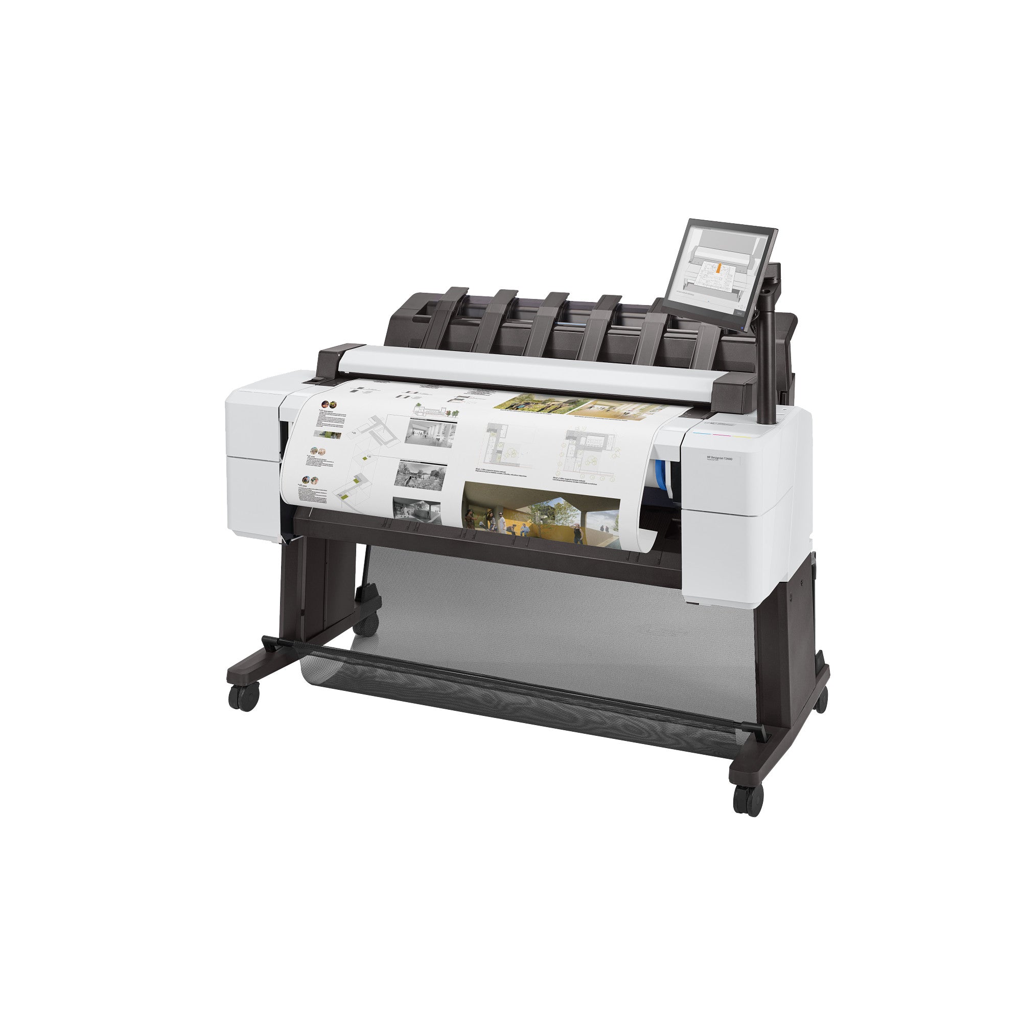 HP DesignJet T2600 36-in PostScript Multifunction Printer Plus Edition - Build Connected (3XB78D#B1K) - Cartouches Certifiees