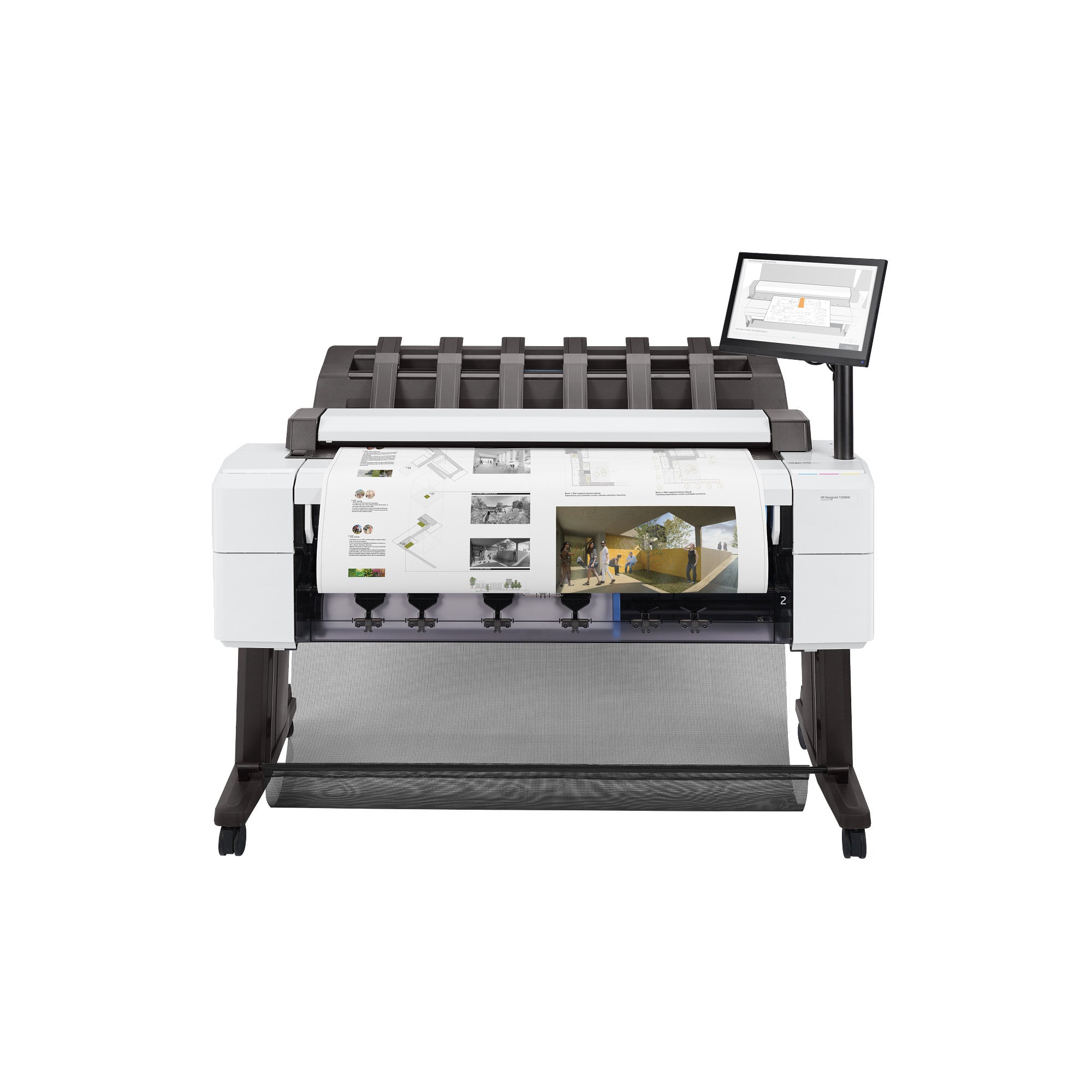 HP DesignJet T2600dr 36-in PostScript Multifunction Printer (3EK15F#B1K) - Cartouches Certifiees