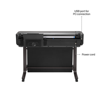 HP DesignJet T650 24-in Printer (5HB08T#B1K) - Cartouches Certifiees