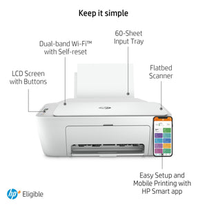 HP DeskJet 2752e All-in-One Printer (26K68A#1HA) - Cartouches Certifiees
