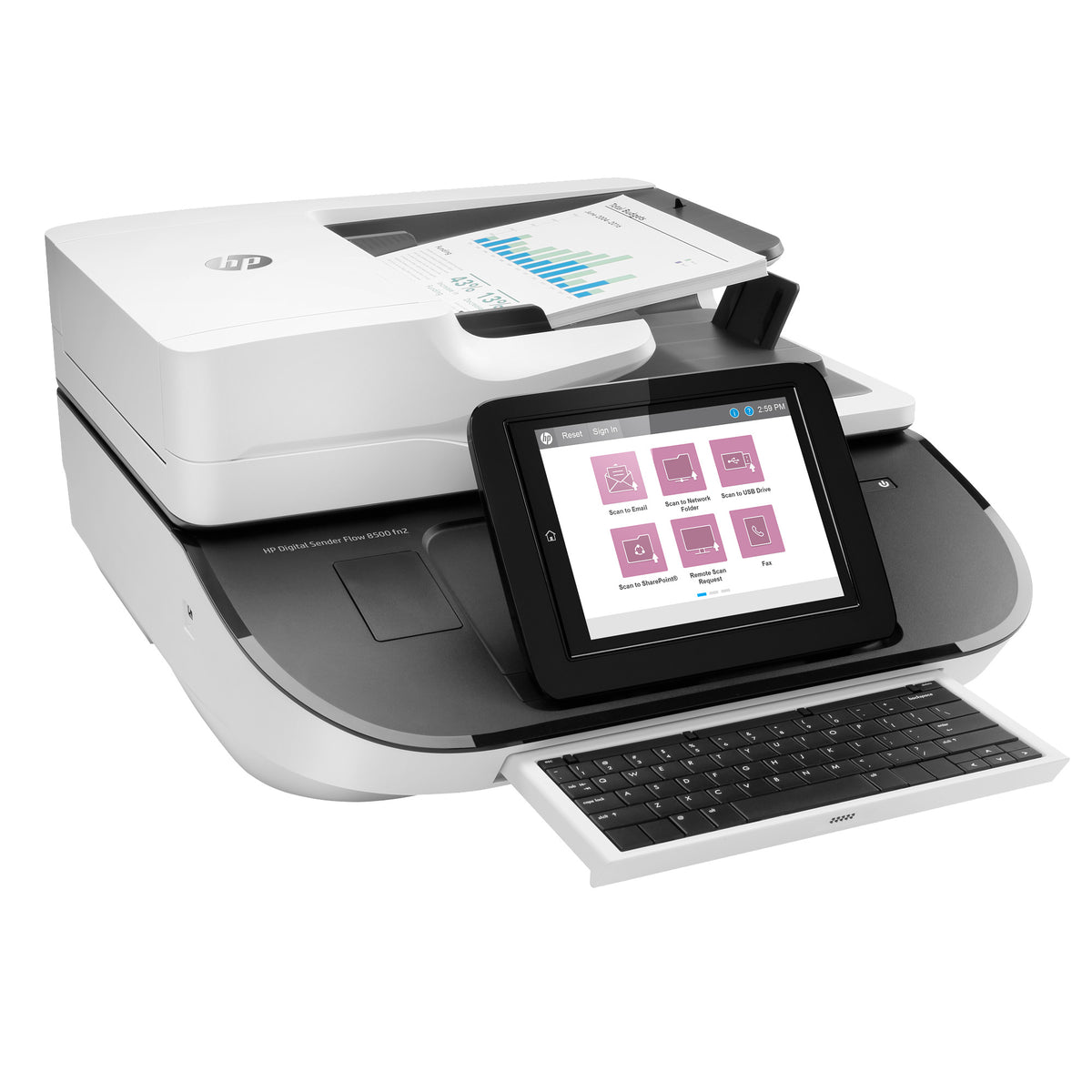 HP Digital Sender Flow 8500 fn2 (L2762A#BGJ) - Cartouches Certifiees