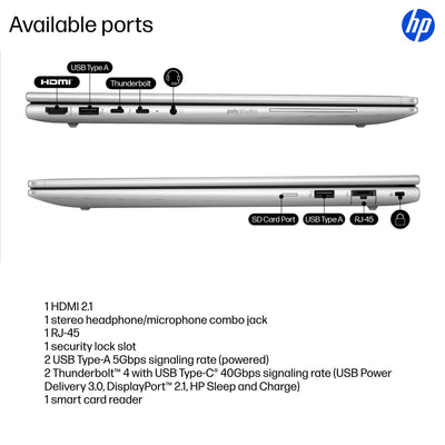 HP EB6G1I16 U7 255U 16 16GB/512 PC ENGLISH (BD5L3UT#ABA) - Cartouches Certifiees