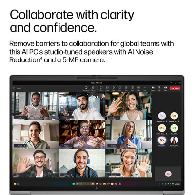 HP EB6G2A14AI RA7P450 14 16GB/512 PC RAI7PRO450, 14 WUXGA AGLEDUWVA, UMA, WEBCAM (D91N3UT#ABA) - Cartouches Certifiees