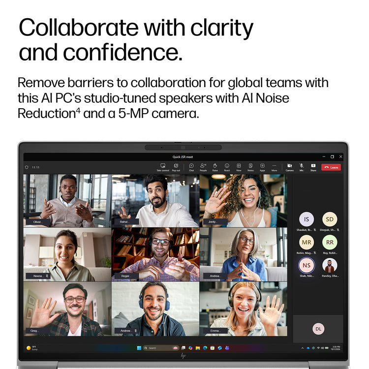 HP EB6G2A14AI RA7P450 14 16GB/512 PC RAI7PRO450, 14 WUXGA AGLEDUWVA, UMA, WEBCAM (D91N3UT#ABA) - Cartouches Certifiees