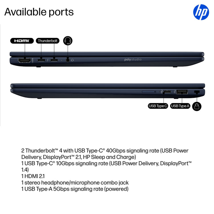 HP EBXFLG1I14AI U7 258V 14 32GB/1T PC ENGLISH (B86CKUT#ABA) - Cartouches Certifiees