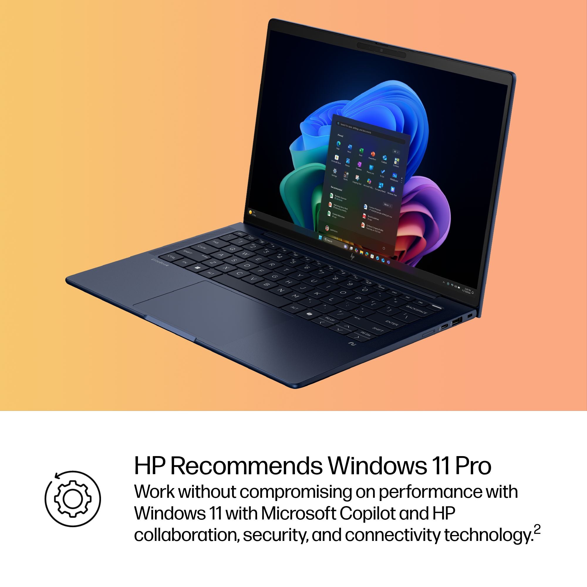 HP EBXG1I14AI U7 268V 14 32GB/1T PC ENGLISH (B8GE6UT#ABA) - Cartouches Certifiees