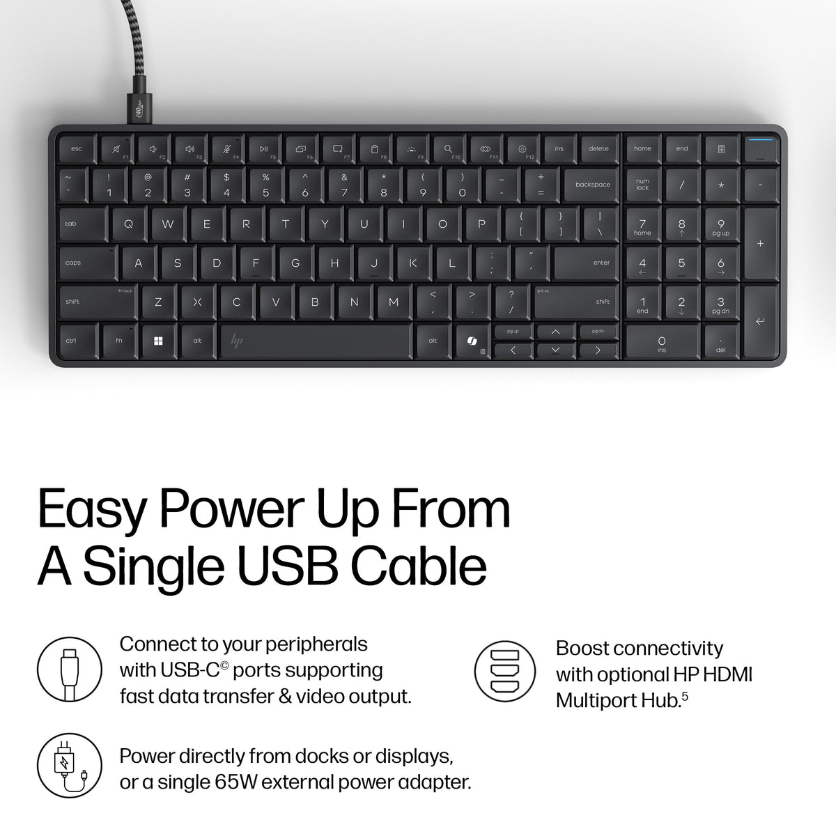 HP EliteBoard G1a Next Gen AI PC Wolf Pro Security Edition (D6JG1UT#ABA) - Cartouches Certifiees