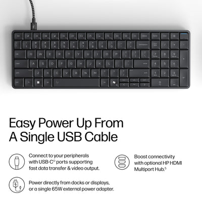 HP EliteBoard G1a Next Gen AI PC Wolf Pro Security Edition (D6JG1UT#ABA) - Cartouches Certifiees