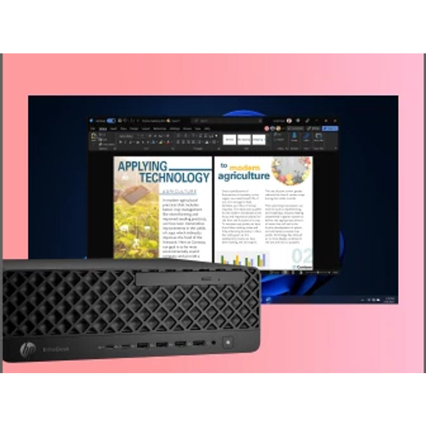 HP ELITEDESK 8 SFF G1I U7265 32GB/1TB PC ENGLISH (BH9E8UT#ABA) - Cartouches Certifiees