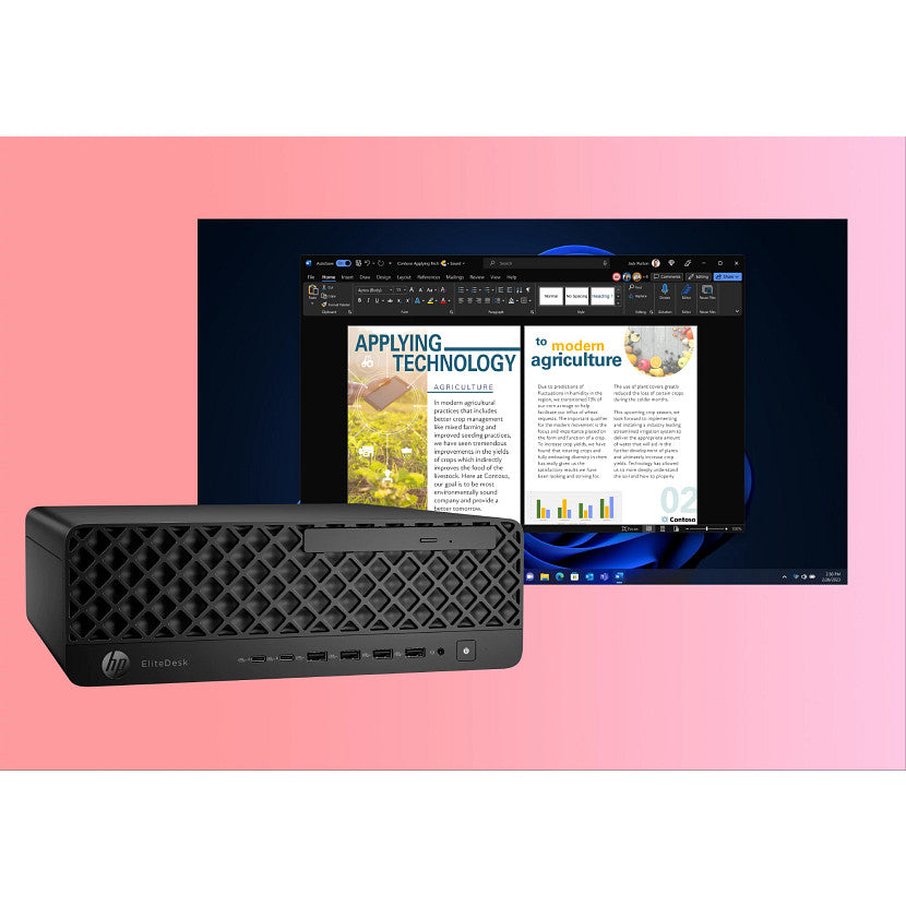 HP ELITEDESK 8 SFF G1I U7265 32GB/1TB PC ENGLISH (BH9E8UT#ABA) - Cartouches Certifiees