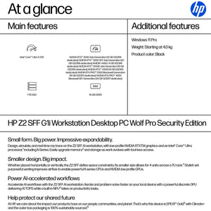 HP FR Z2 SFF G1I U5235 16GB 1TB (D32G7AT#ABC) - Cartouches Certifiees