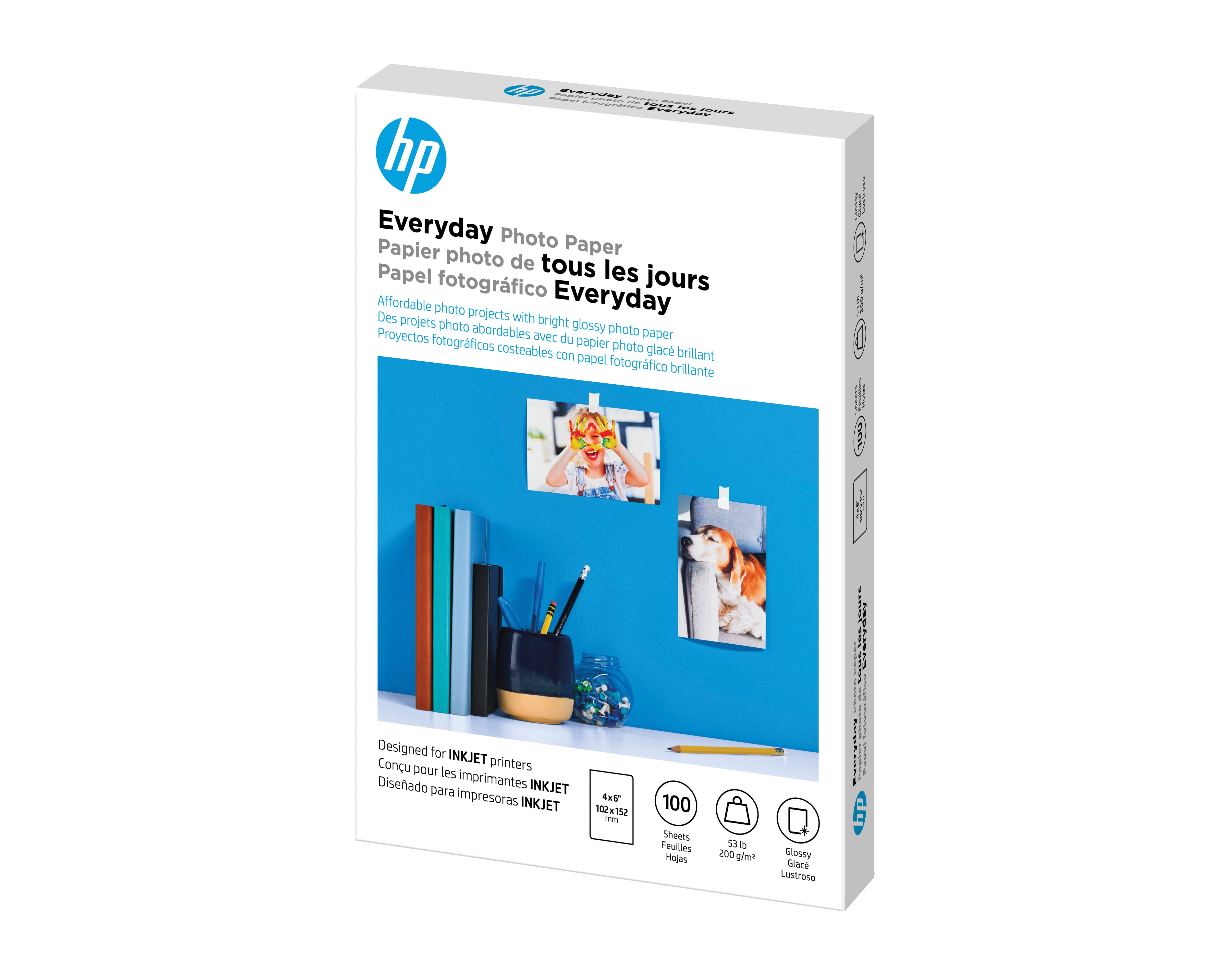 HP GLOSS PHOTO 4x6 100/PK (CR759A) - Cartouches Certifiees