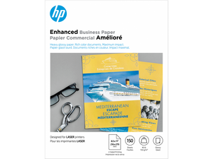 HP GLOSSY COLOR LASER BROCHURE PAPER 150 SHEETS HEAVY (Q6611A) - Cartouches Certifiees