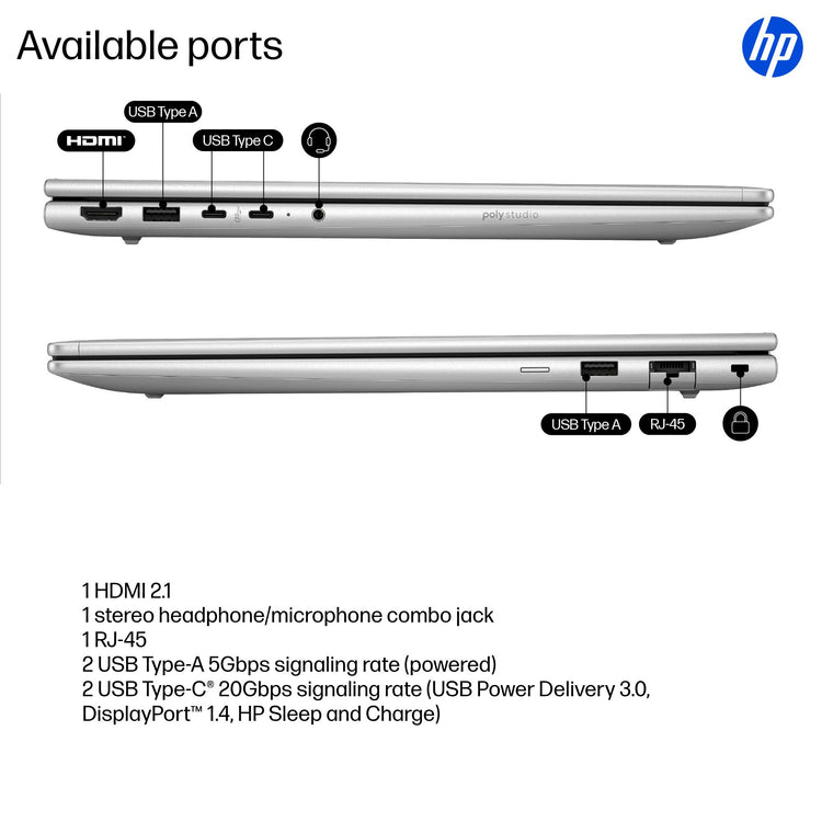 HP HPI P4G1I16 U5 225U 16 16GB/256 PC CANADA - FRENCH BILINGUAL (BB3Q4UT#ABL) - Cartouches Certifiees