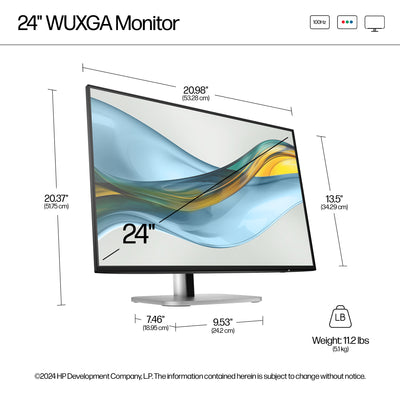 HP HPI S5 PRO 524PN WUXGA MNTR UNITED STATES / CANADA ENGLISH (9D9A7AA#ABA) - Cartouches Certifiees